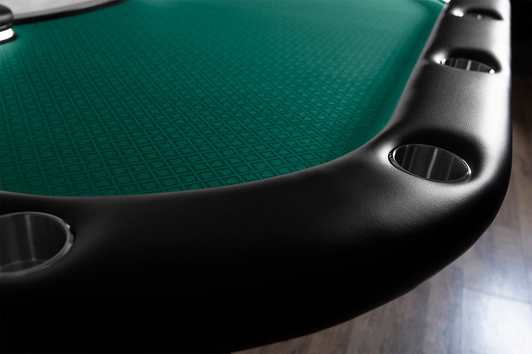 BBO Aces Pro Alpha Oval Poker Table Set With Chairs