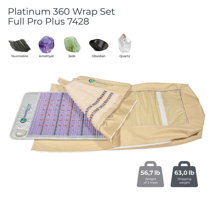 HealthyLine 360 Wrap Set™ Platinum & SOFT Full Pro PLUS 7428 - Photon Advanced PEMF InfraMat Pro®