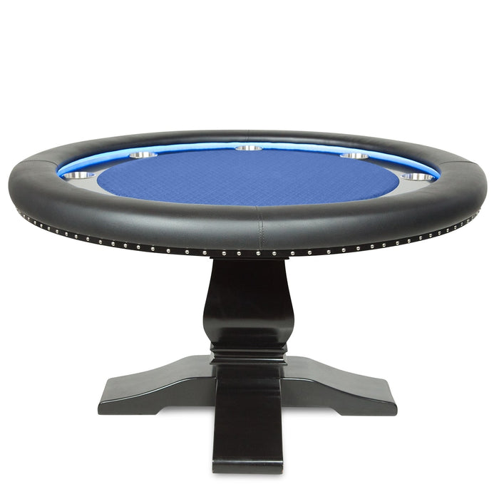 BBO Ginza LED Round Poker Table Set With Chairs