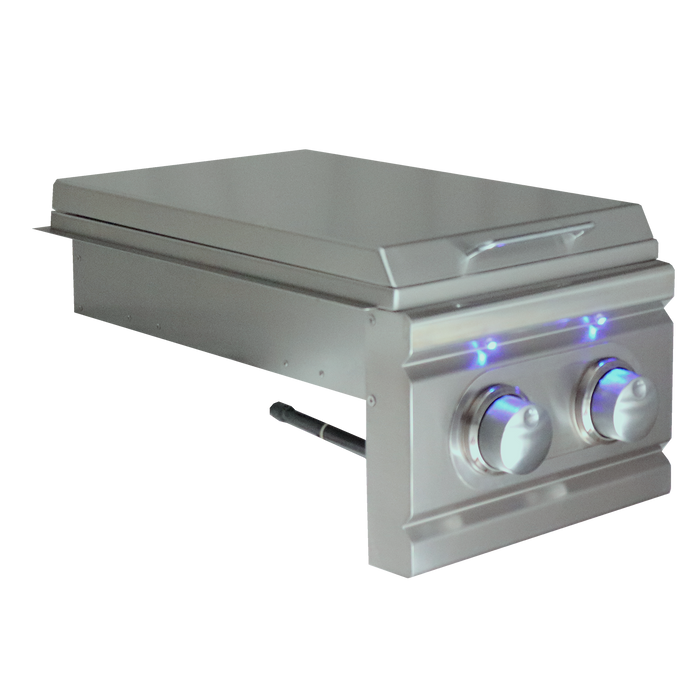RCS Cutlass Pro Slide-In Double Side Burner With Blue LED