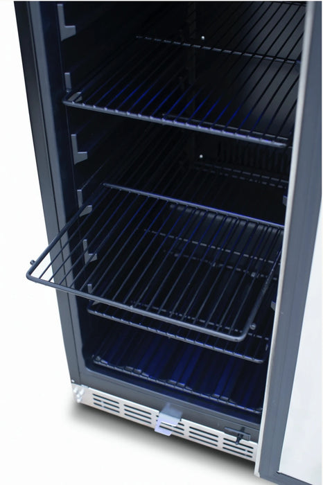 RCS 15 Inch Stainless Refrigerator With Glass Window