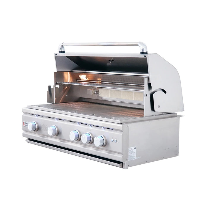 RCS Cutlass Pro 38 Inch Built-In Gas Grill With Rear Infrared Burner