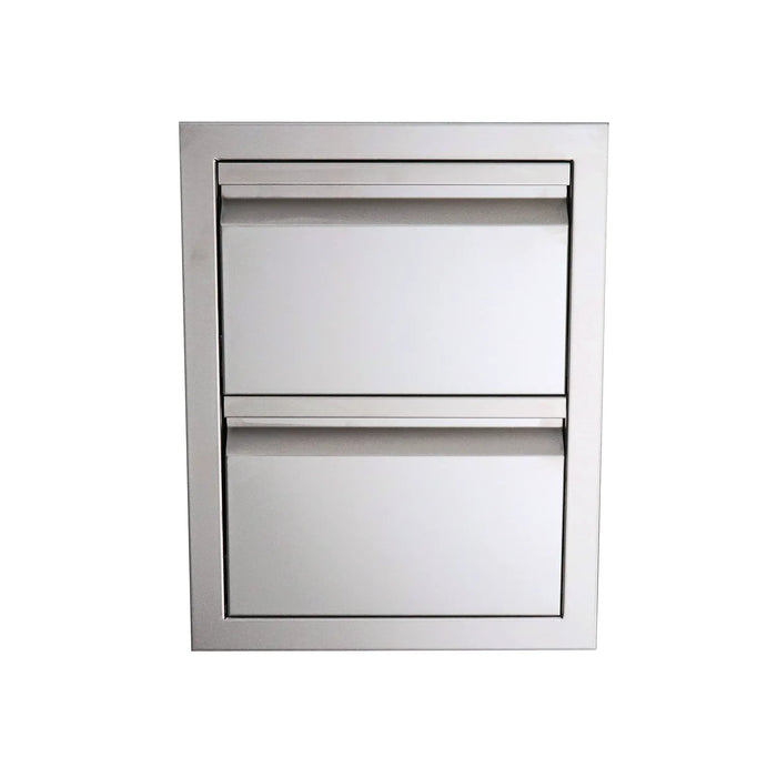 RCS Valiant Stainless Fully Enclosed Double Drawer