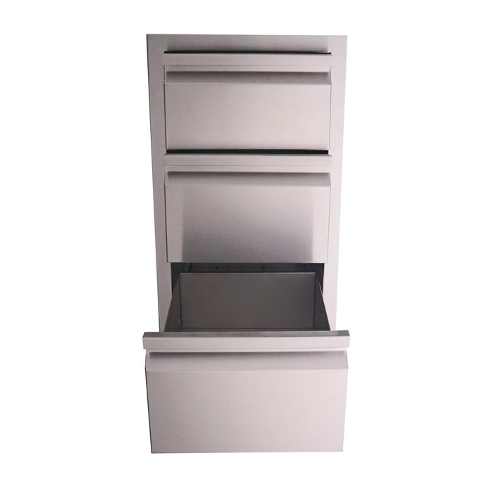 RCS Valiant Stainless Fully Enclosed Triple Drawer