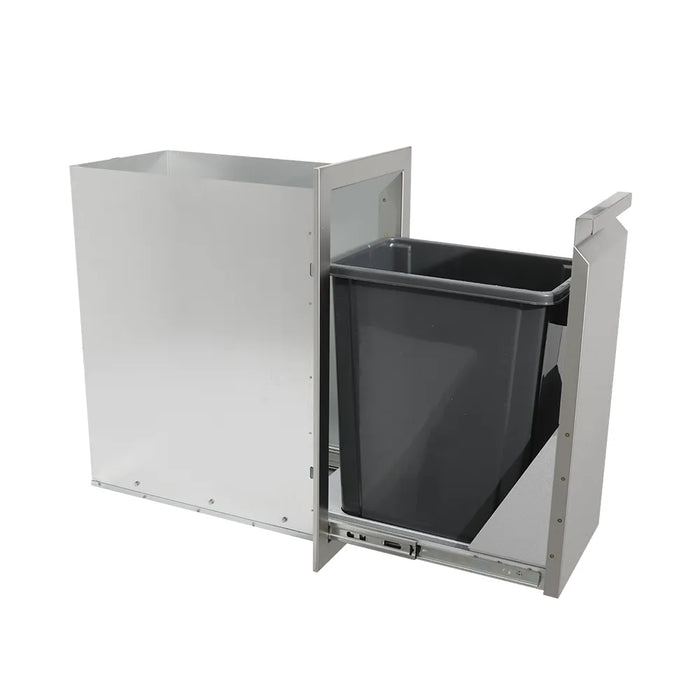 RCS Valiant Stainless Narrow Trash Drawer (Trash Can Included)