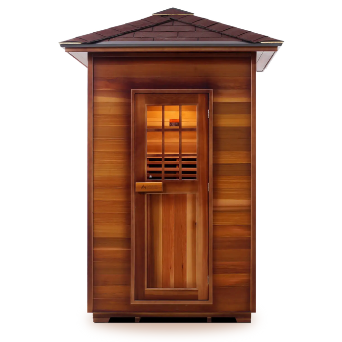 Enlighten MoonLight 2 Person Dry Outdoor Traditional Sauna