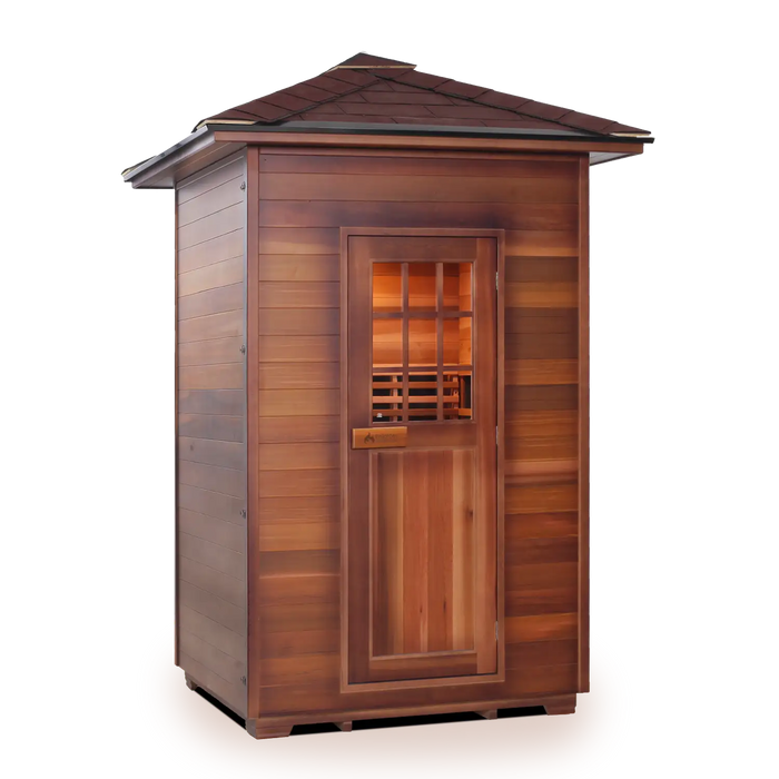 Enlighten MoonLight 2 Person Dry Outdoor Traditional Sauna