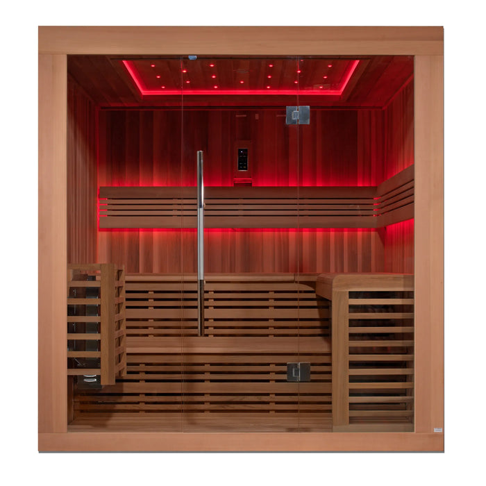 Golden Designs Osla Edition 6 Person Traditional Steam Sauna (Canadian Red Cedar)