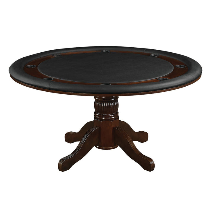 RAM Game Room 60" 2 in 1 Round Poker Dining Table 8 Person