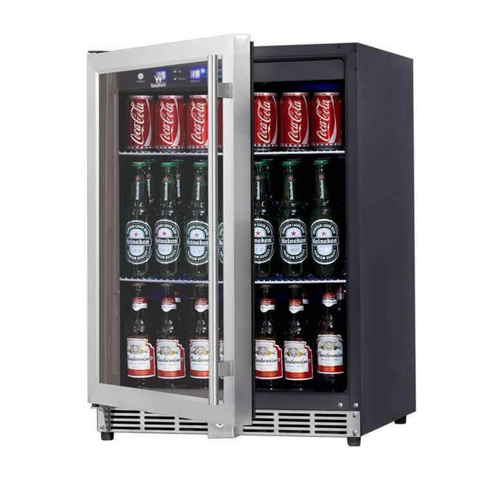 KingsBottle 24 Inch Under Counter Beer Cooler Fridge Built In