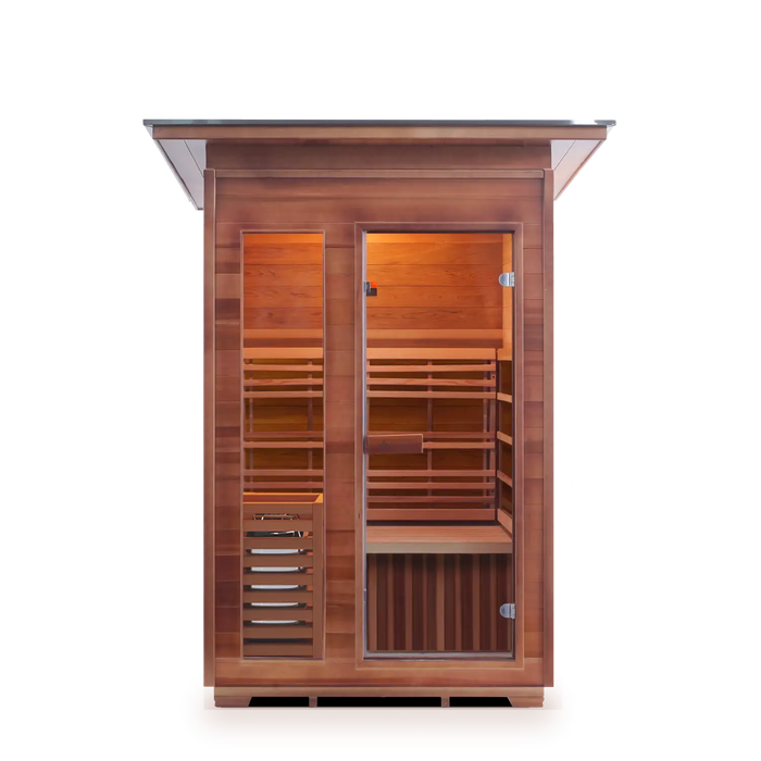 Enlighten SunRise 2 Person Dry Outdoor Traditional Sauna