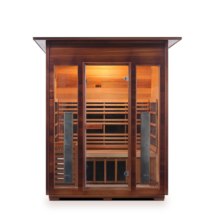 Enlighten DIAMOND 3 Person Indoor Infrared/Traditional Sauna