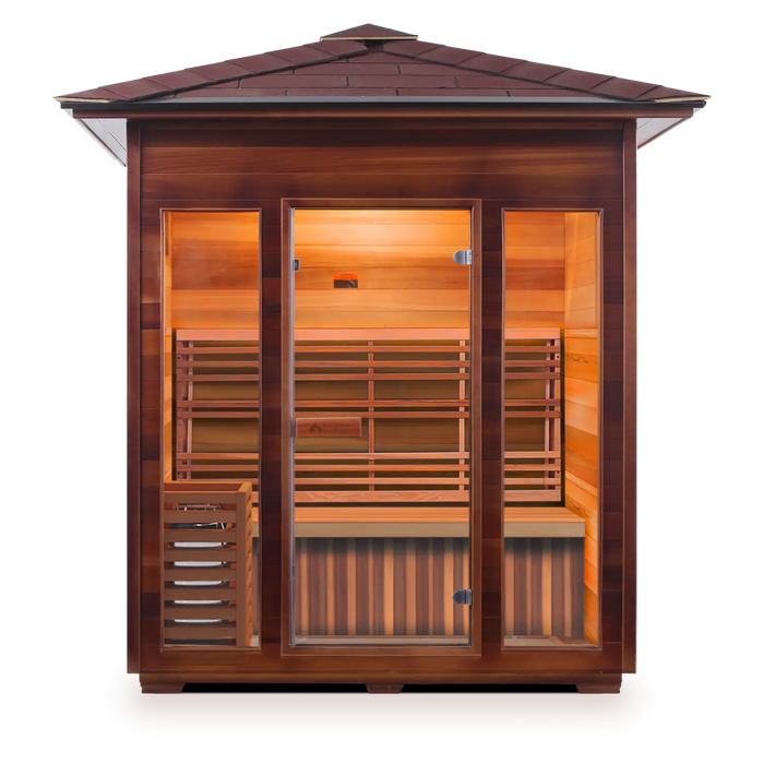 Enlighten SunRise 4 Person Dry Outdoor Traditional Sauna