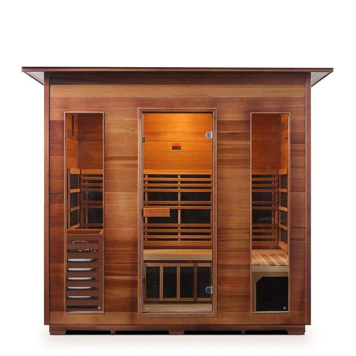 Enlighten DIAMOND 5 Person Indoor Infrared/Traditional Sauna