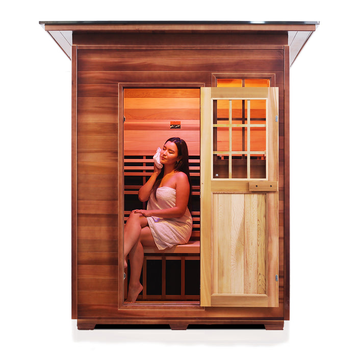 Enlighten SIERRA 3 Person Full Spectrum Outdoor Infrared Sauna