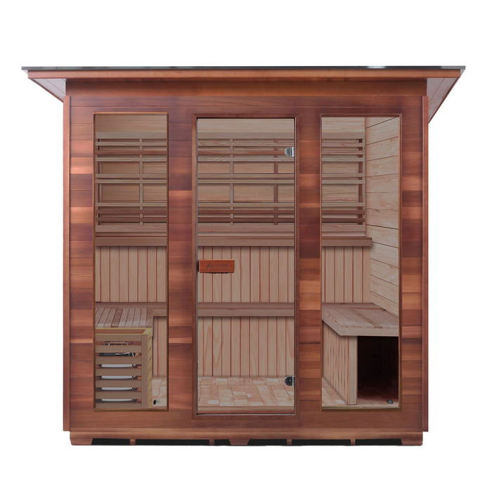 Enlighten SunRise 8 Person Dry Outdoor Traditional Sauna