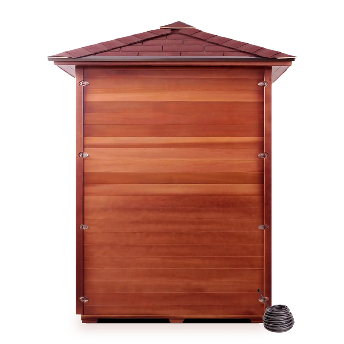 Enlighten SunRise 4 Person Corner Dry Outdoor Traditional Sauna