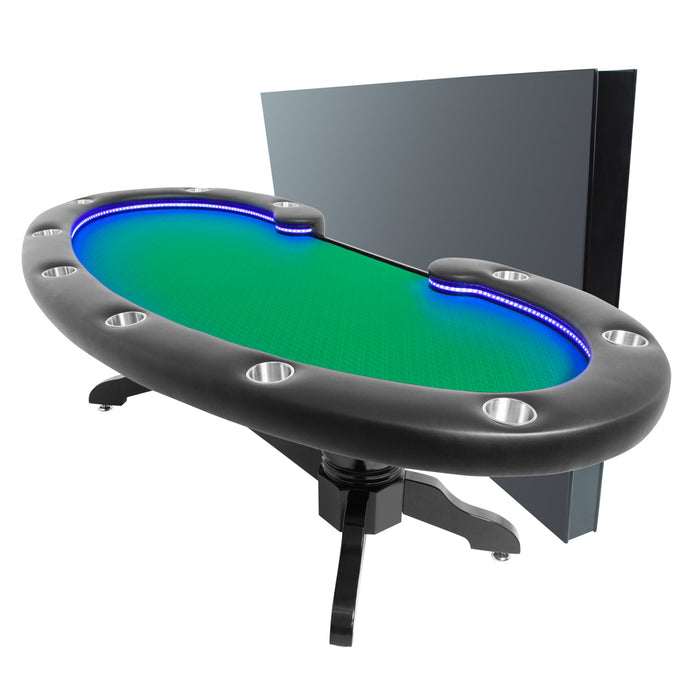 BBO Lumen HD Oval Poker Table
